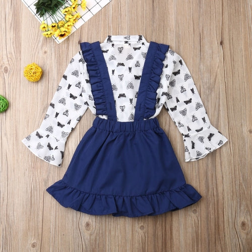 2PCS Toddler Kids Baby Girl Winter Clothes Sets
