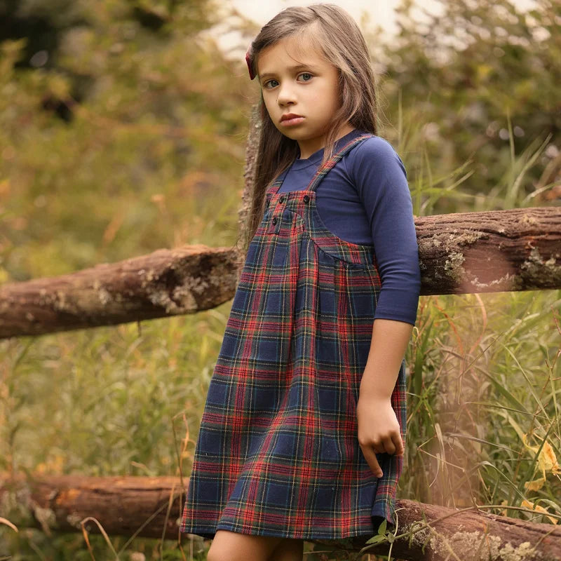 Ali Co AW26 plaid collection dress teen skirt romper top family matches clothing outfits