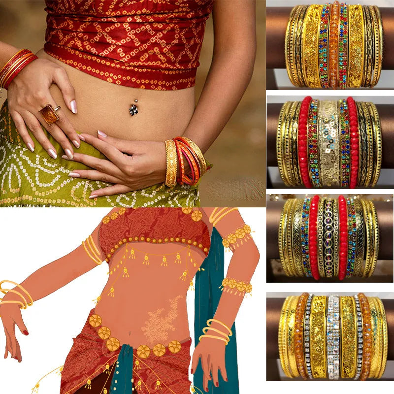 Belly Dance Bracelet, Jewelry, Accessories, Exotic And Classic Ethnic-style Jewelry, Indian Dance Bracelet, Women&