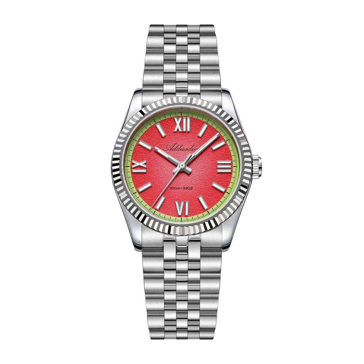 ADDIESDIVE Hight Quality Sapphire Glass 10Bar Waterproof Watches 316L Stainless Steel BGW9 Super Luminous Wristwatches for Women