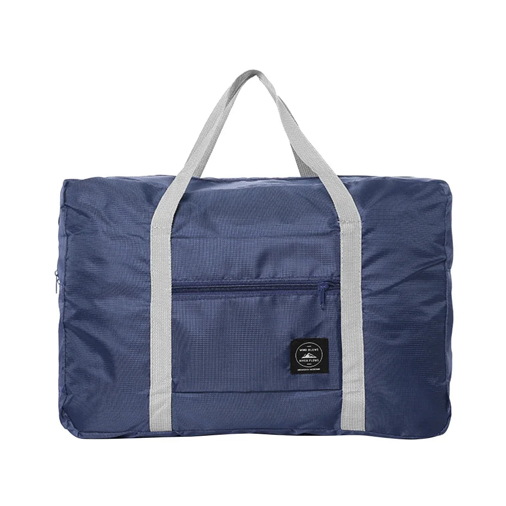 Foldable Large Capacity Travel Duffel Bag Portable Carry On Boarding Luggage Clothes Storage Handbag for Travel Moving Picnic