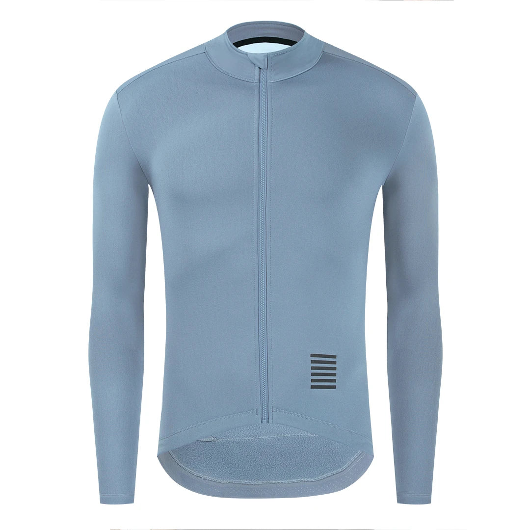 YKYWBIKE Men's Cycling Jersey Winter&Autumn Long Sleeve Thermal Fleece lining Bicycle Warm Jacket Road Bike MTB Clothing