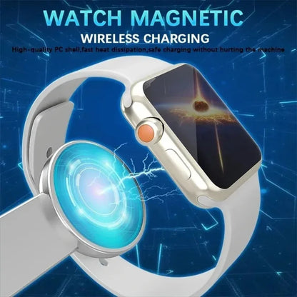 3 in 1 Wireless Charger Stand 360 Rotation 3 Charging Ports For iPhone  Apple Watch AirPods Fast Charging Dock Home Office Use