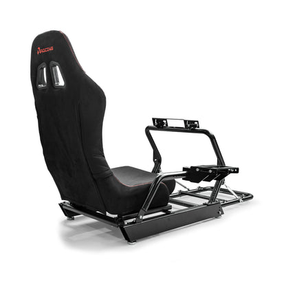 AZRACING INSPIRE Sim Racing Cockpit Standard Seat Version - 7 Years of Sim Racing Expertise, Heavy-Duty High-Carbon Steel Frame,