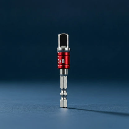 Adjustable Socket Wrench Adapter Universal Socket Adapter with Extension Shank Tool Knurled Self-Adjusting for Mechanics