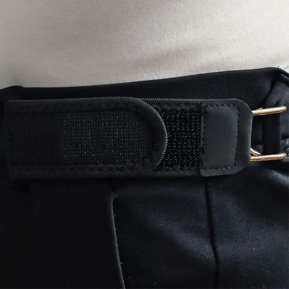 Portable Belt Buckle Unisex Elastic Waist Belt, Metal Hook Buckle-Free Adjustable Stretch Belt Daily Outdoor Jeans For Men Women