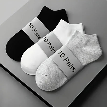 Comfort-Fit Unisex Ankle Socks - Breathable Lightweight Sports Socks for Men Women, Daily Wear & Outdoor Activities