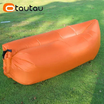 OTAUTAU Ultra Light Pillow Style Lazy Sofa Inflatable Sofa Portable Foldable Sleeping Bag Bed SF284