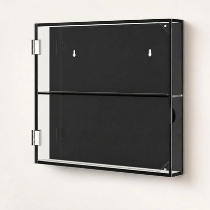 Acrylic Wall Card Display Case with Door for Baseball Basketball Sports Cards Collection Showcase Holder