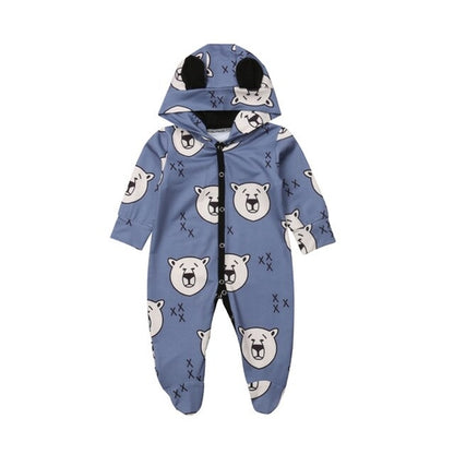 Cute Newborn Autumn Winter Clothes Baby Boy