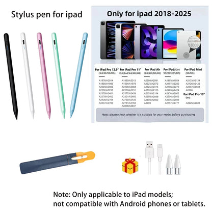 Dedicated iPad Pen Stylus for Apple iPad Pro Mini Air Compatible with APPLE Pencil 2018-2026 Models