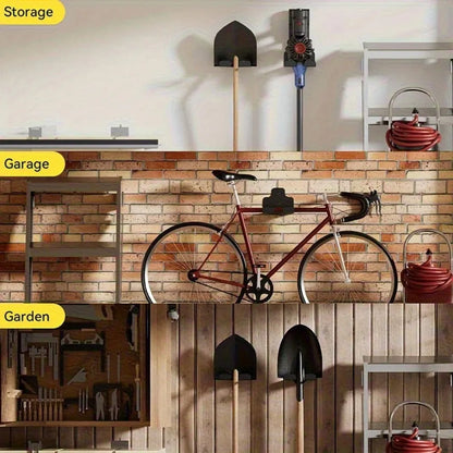 Wall Mounted Trimmer Rack Garden Power Tool Organizer Hanger Heavy Duty Garages Storage Chainsaw Grass Lawn Mower Storage Holder