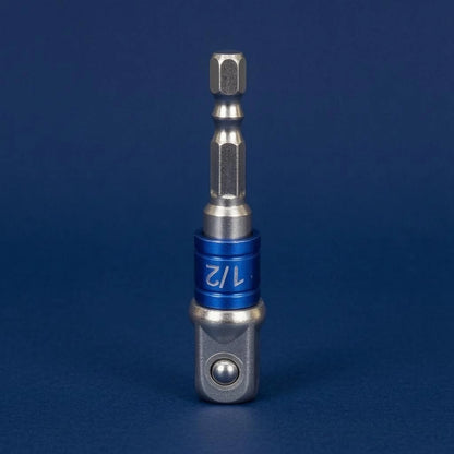 Socket Adapter Extension Rod Grooved Shaft Hex Shank Socket Adapter Tool Accessory Long-Lasting Heat Treated