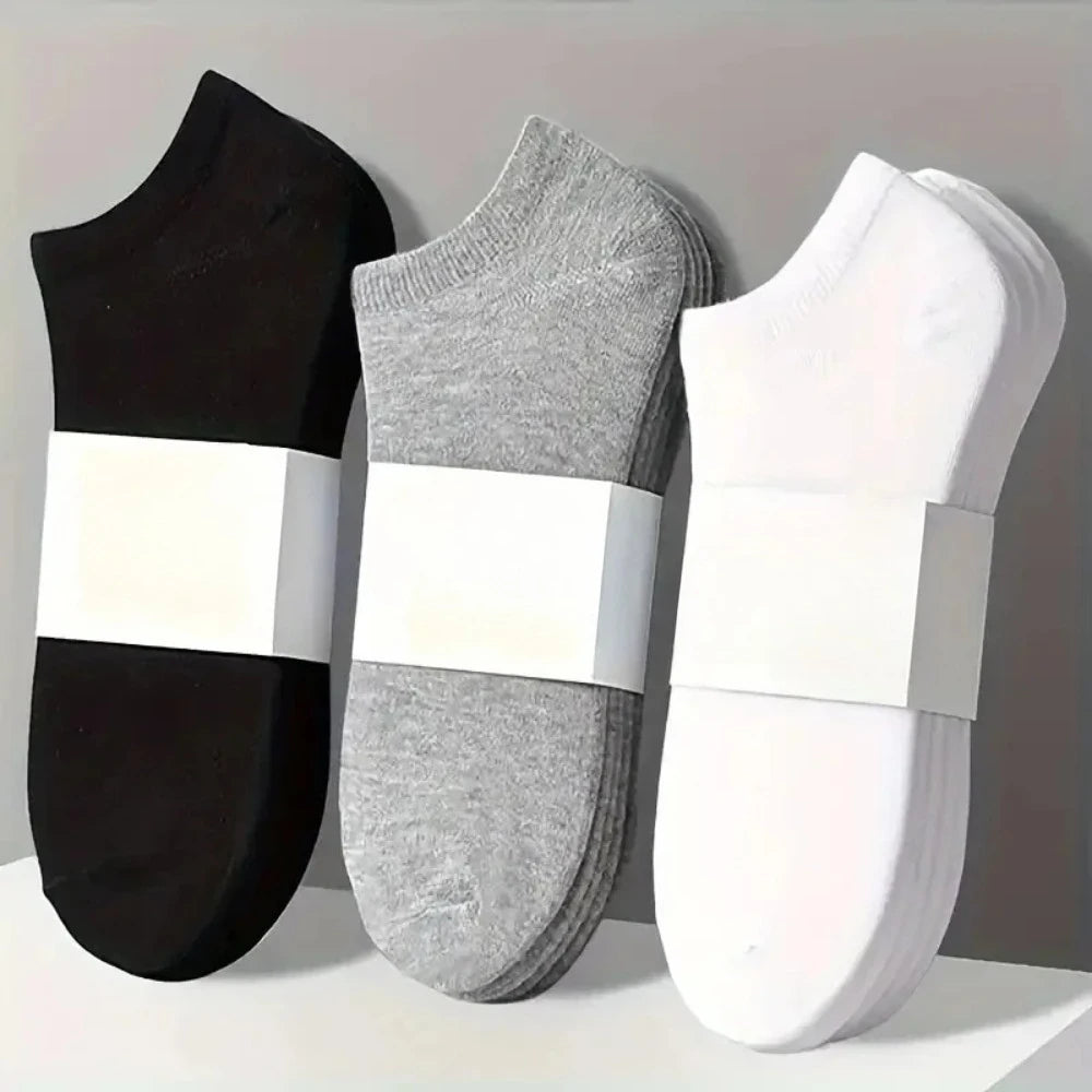 Comfort-Fit Unisex Ankle Socks - Breathable Lightweight Sports Socks for Men Women, Daily Wear &amp; Outdoor Activities