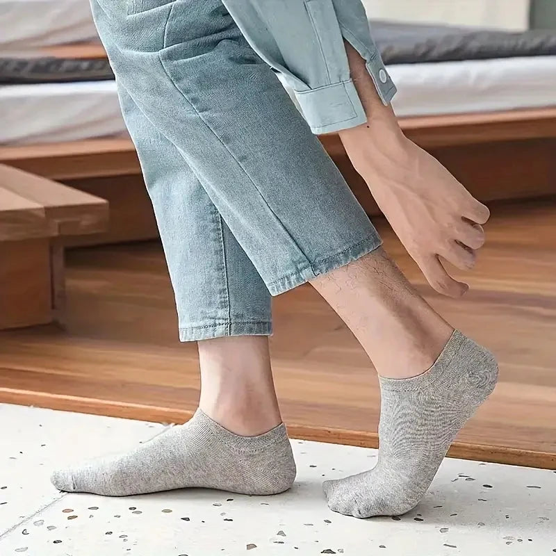 5/10-Pack Unisex Comfort-Fit Ankle Socks For All, Breathable &amp; Lightweight - Ideal For Sports &amp; Daily Wear