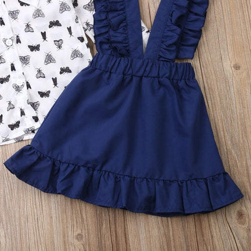 2PCS Toddler Kids Baby Girl Winter Clothes Sets