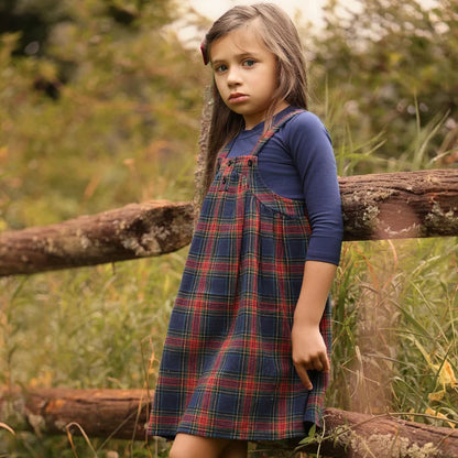 Ali Co AW26 plaid collection dress teen skirt romper top family matches clothing outfits