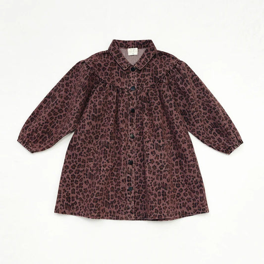 Ali Co AW26 denim leopard collection boys girls clothing dress skirt shirt vest and overalls