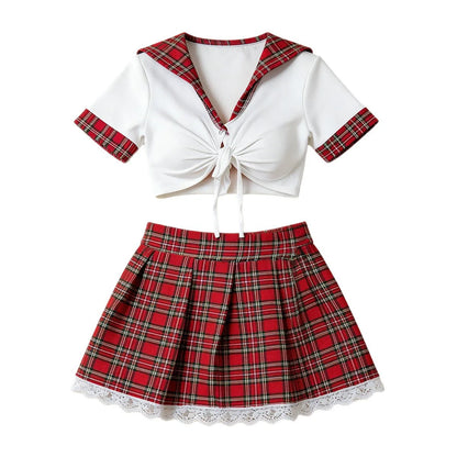 Red Sexy Lingerie Woman Porno Underwear Sexy Dress Student Cosplay Uniform Women Lingerie Erotic Underwear Babydoll Costume