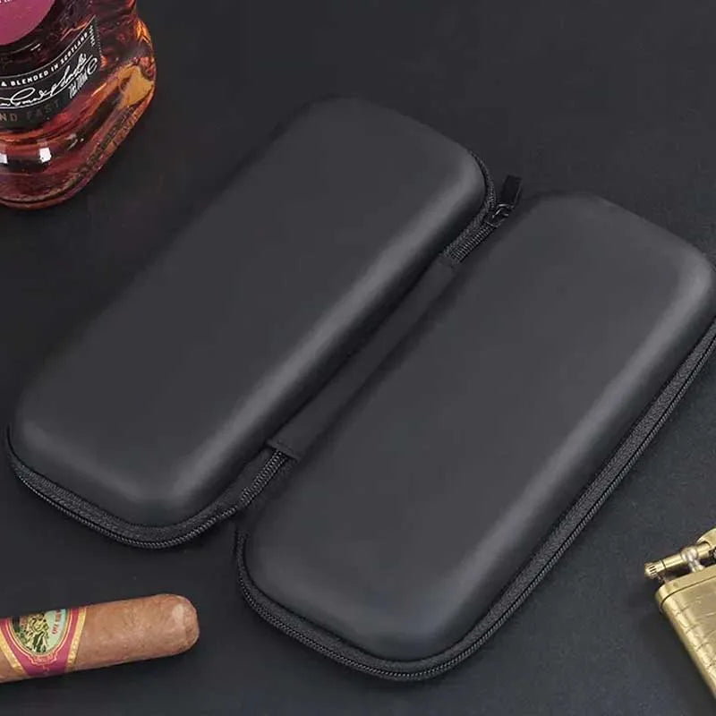 Portable Cigar Case EVA Light weight Travel Storage Bag Pouch for Cigar Lighter Cutter Smoking Accessories Gift for Smokers