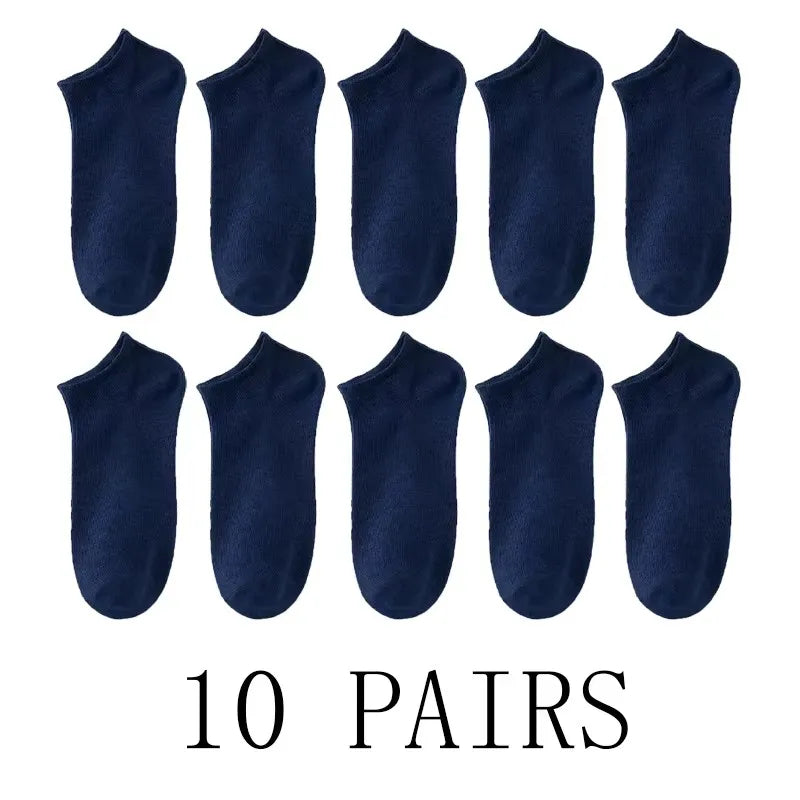 5/10-Pack Unisex Comfort-Fit Ankle Socks For All, Breathable &amp; Lightweight - Ideal For Sports &amp; Daily Wear