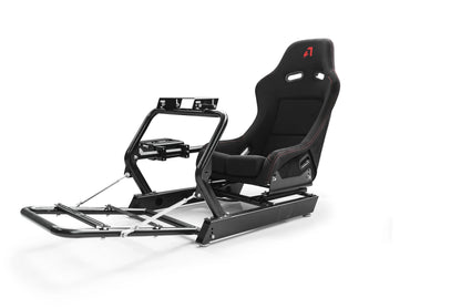 AZRACING INSPIRE Sim Racing Cockpit Standard Seat Version - 7 Years of Sim Racing Expertise, Heavy-Duty High-Carbon Steel Frame,