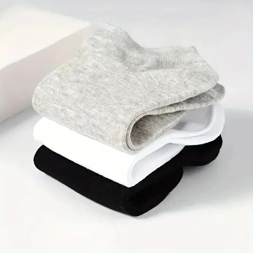 Comfort-Fit Unisex Ankle Socks - Breathable Lightweight Sports Socks for Men Women, Daily Wear &amp; Outdoor Activities