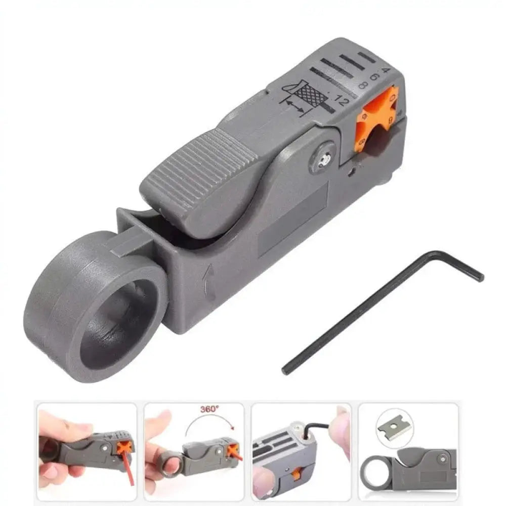 Professional Network Repair Tool Kit Ethernet Cable Tester Crimper Set Portable Home Office Maintenance Hardware Solution