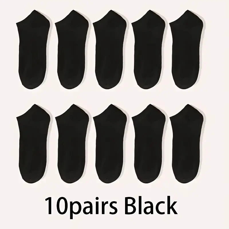 5/10-Pack Unisex Comfort-Fit Ankle Socks For All, Breathable &amp; Lightweight - Ideal For Sports &amp; Daily Wear