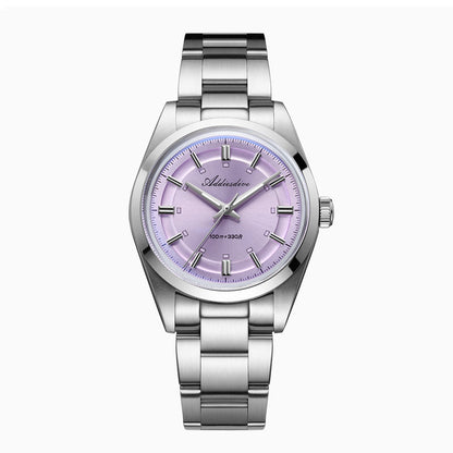 ADDIESDIVE Super Luminous Japan VH31 Ladies Watches 10Bar Waterproof Bubble Mirror Glass Quartz Watch Stainless Steel Wristwatch