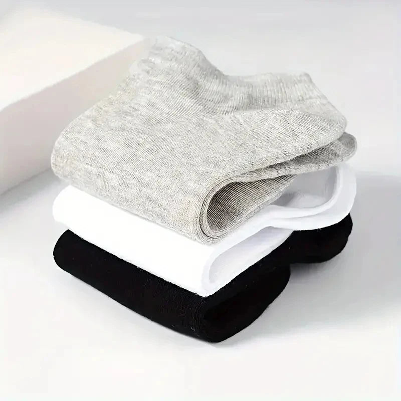 5/10-Pack Unisex Comfort-Fit Ankle Socks For All, Breathable &amp; Lightweight - Ideal For Sports &amp; Daily Wear