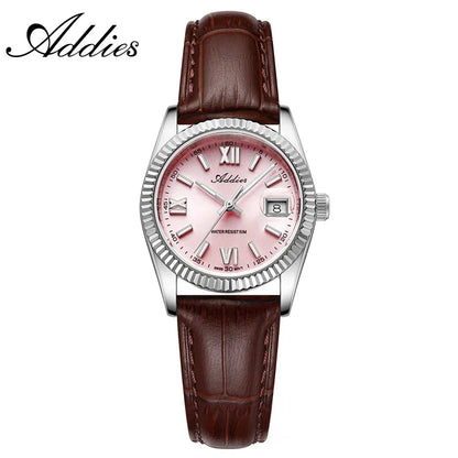 Addies High Quality Luxury Watch for Women Sapphire Glass 316L Stainless Steel BGW9 Luminous 50m Waterproof Ladies Quartz Watch
