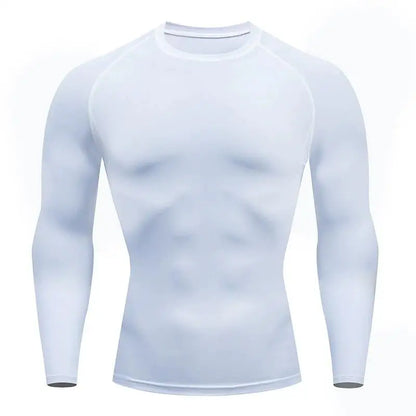 Compression Running Top Men Long Sleeve Shirt For Male Gym Clothing Quick Dry Sportswear Fitness Tee Training Workout Muscle Top
