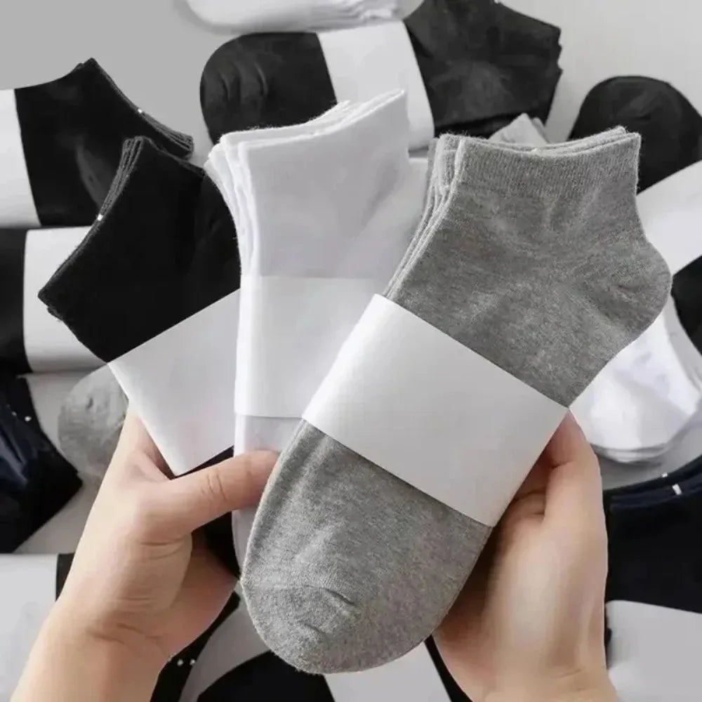 Comfort-Fit Unisex Ankle Socks - Breathable Lightweight Sports Socks for Men Women, Daily Wear &amp; Outdoor Activities