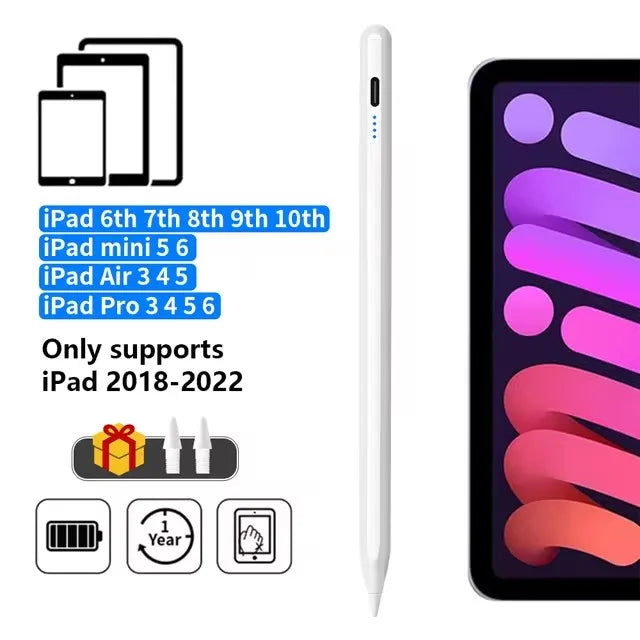 Dedicated iPad Pen Stylus for Apple iPad Pro Mini Air Compatible with APPLE Pencil 2018-2026 Models