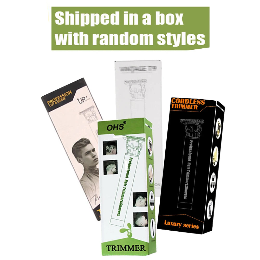 OHS Electric Hair Clipper Professional USB Cordless Clipper Professional Beard Trimmer Haircut Grooming Kit Hair Cutting Machine