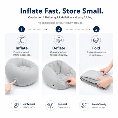 Flocked Round Inflatable Sofa Thickened PVC Ball Shape Lazy Lounge Chair Foldable Waterproof Sofa for Indoor Camping Bedroom Decor Gift