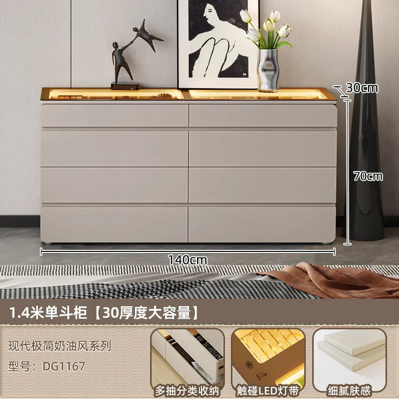 Nordic Cream Style Walk in Closet Island Cabinet Freestanding Jewelry Island Display Cabinet Bedroom Luxury Furniture FYMS