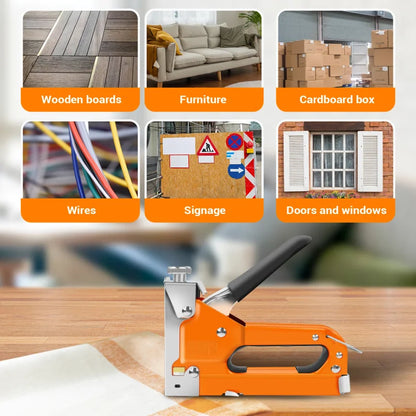 3 in 1 Nail Stapler Gun With 3000 Staples &amp; Staple Remover Tool Kit Stapler for Wood Fabric Stapler Home Repair DIY Tool Kit
