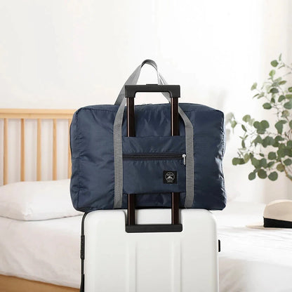 Foldable Large Capacity Travel Duffel Bag Portable Carry On Boarding Luggage Clothes Storage Handbag for Travel Moving Picnic