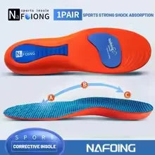 Sport Insoles for Shoes Sole Shock Absorption Deodorant Breathable Cushion Running Insoles for Feet Man Women Orthopedic Insoles