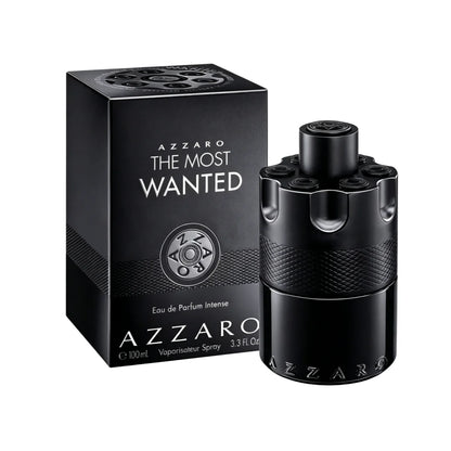 Azzaro The Most Wanted Parfum | Black-gold gun design, tobacco-amber notes, maximum longevity