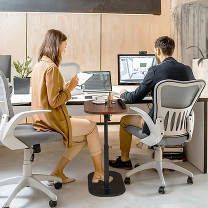 Portable Adjustable Folding Side Table/Laptop Desk, for Home Office, Coffee Table, Bedside Sofa, Office Reception Area, Mother&