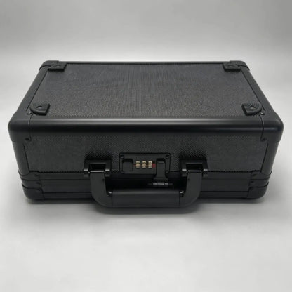 Lockable Card Container Portable Handle Slab Storage Container Aluminum Frame