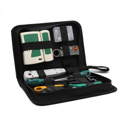 Comprehensive Network Installation Tool Kit Cable Tester Crimper Maintenance Set Durable Equipment For Lan Line Repairing