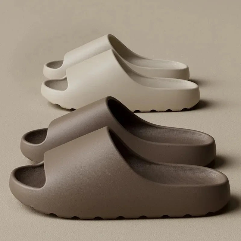 Coconut Slippers Cloud Thick-soled Sandals Summer Fashion Soft Bottom Beach Men Slippers Women&