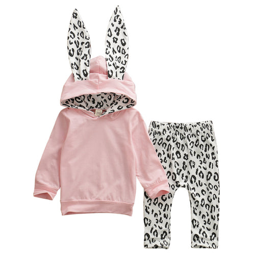 Toddler Baby Girl Winter Clothes Sets 3D Ears Long