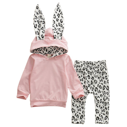 Toddler Baby Girl Winter Clothes Sets 3D Ears Long
