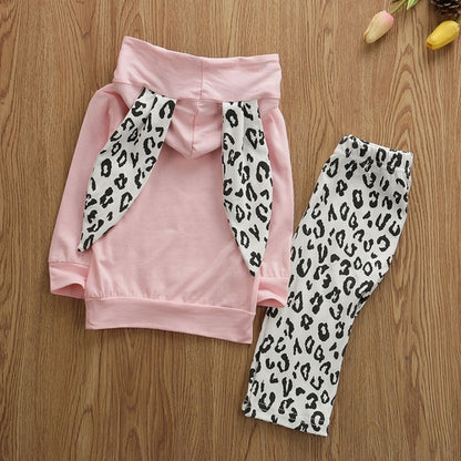 Toddler Baby Girl Winter Clothes Sets 3D Ears Long