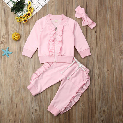 Toddler Baby Girl Winter Clothes Sets 3pcs 1 6Y